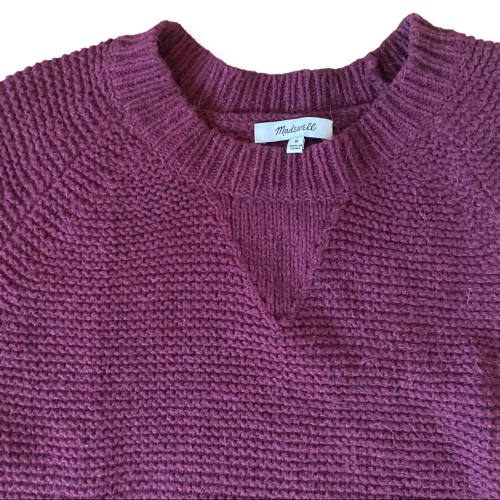 Alpaca blend bell sleeve sweater - Picture 4 of 5